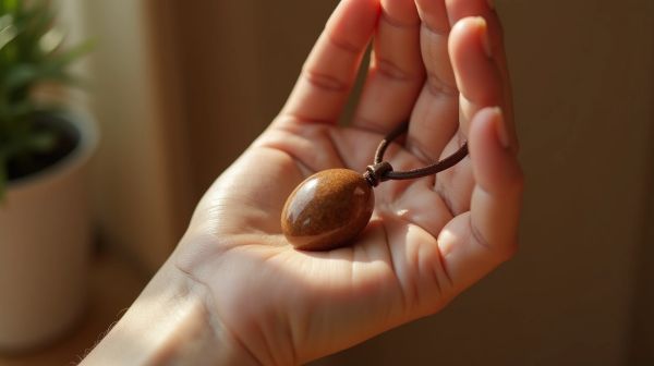Révélez votre force intérieure avec un bracelet en pierre marron